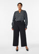 Lockere Hose mit Taschen, Schwarz, Model image number 0