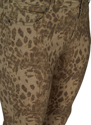 Amy Jeans mit Print, Green Leopard, Packshot image number 2
