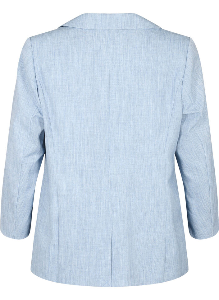 Melierter Blazer mit Knopfverschluss, Infinity , Packshot image number 1