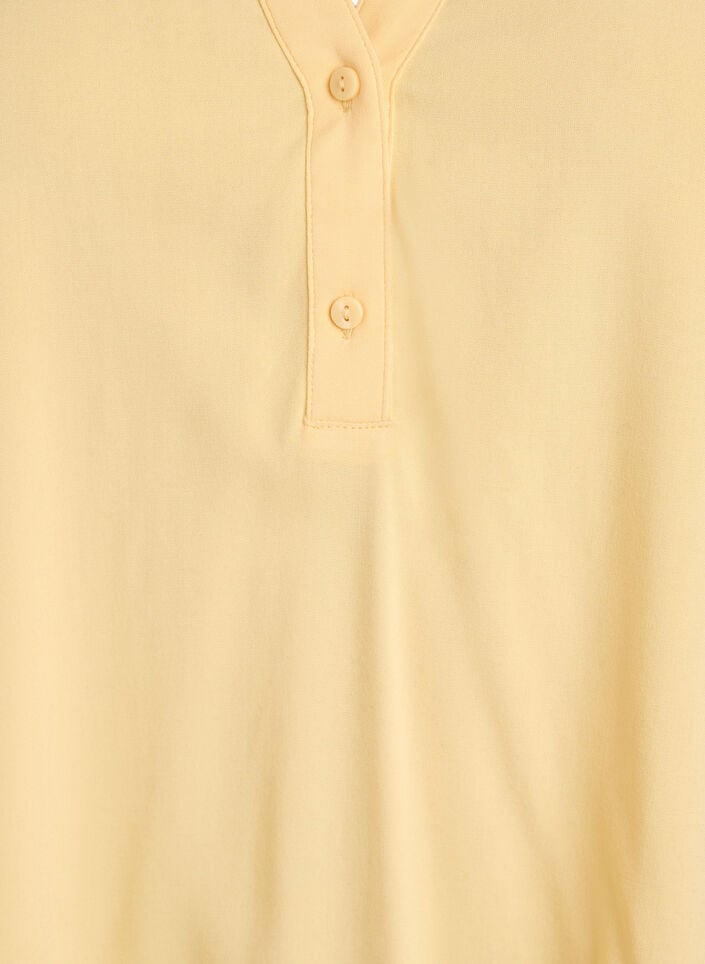 &Auml;rmellose Viskosebluse, Gelb, Packshot image number 2