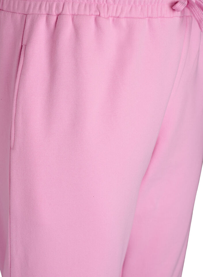 Sweathose mit hoher Taille, Pink, Packshot image number 2