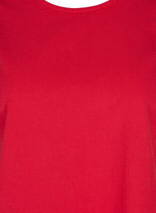 Ärmelloses Top aus Baumwolle, Lipstick Red, Packshot image number 2
