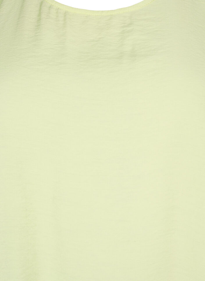 Bluse mit halblangen Ärmeln aus Viskose, Lily Green, Packshot image number 2