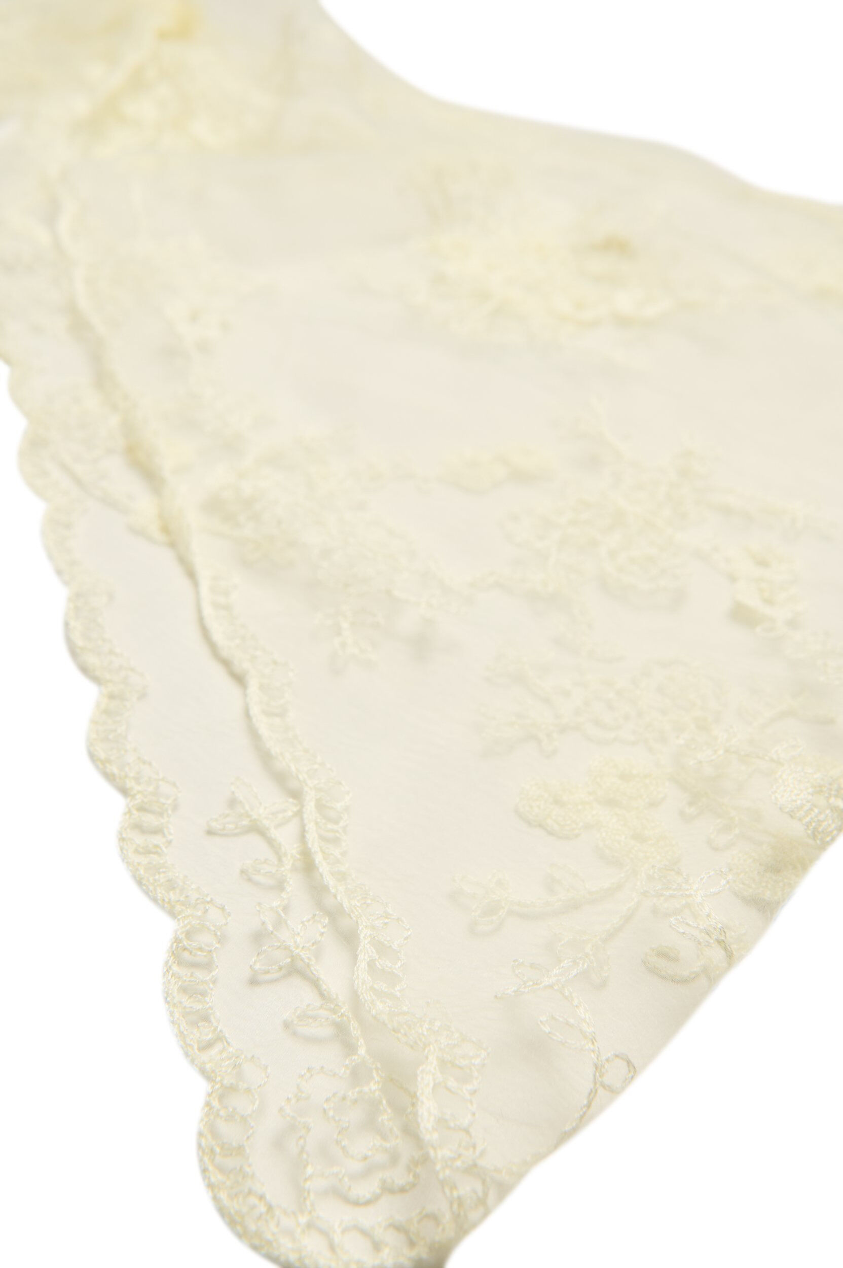 ZizziDreieckiges Spitzentuch, Beige, Packshot image number 1