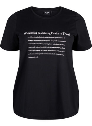 FLASH - T-Shirt mit Motiv, Black Wanderlust, Packshot image number 0