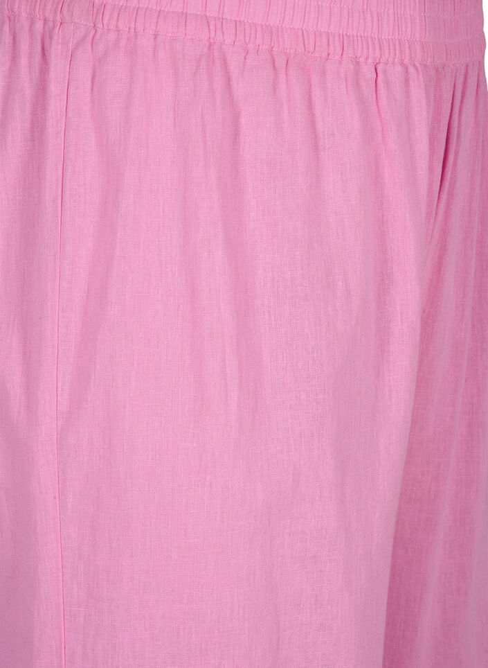 7/8-Hose aus Baumwollmischung mit Leinen, Rosebloom, Packshot image number 2