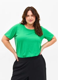 FLASH - T-Shirt mit Rundhalsausschnitt, Kelly Green, Model