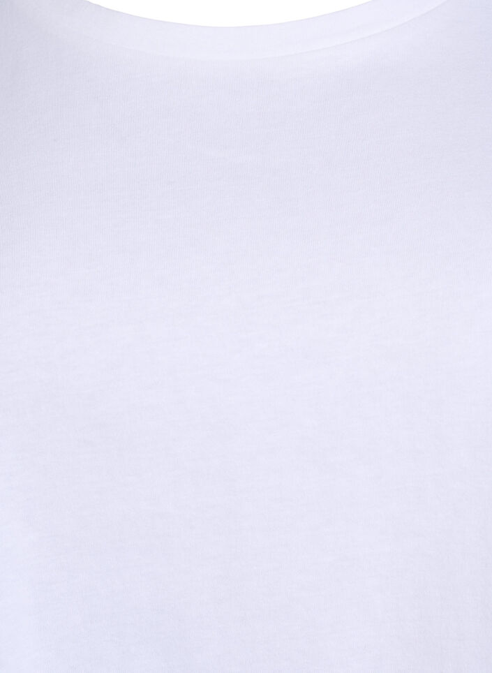 T-Shirt mit &Auml;rmeln in Broderie Anglaise, Wei&szlig;, Packshot image number 2