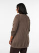 Lange Strickjacke aus einer Viskosemischung, Braun, Model image number 2