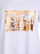 T-Shirt mit Print, Wei&szlig;, Packshot image number 2
