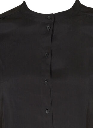 Langes Hemd aus Viskose , Black, Packshot image number 2