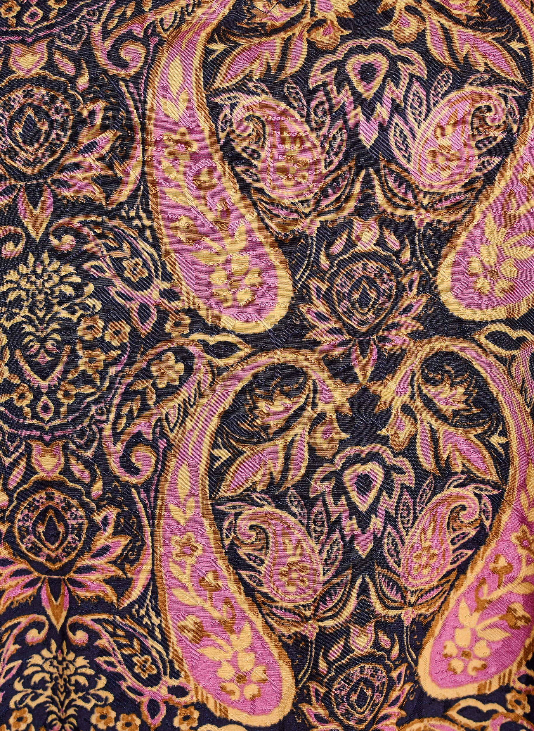 Zizzi Kurzes A-Linien-Kleid mit Paisleymuster, Blau, Packshot image number 2