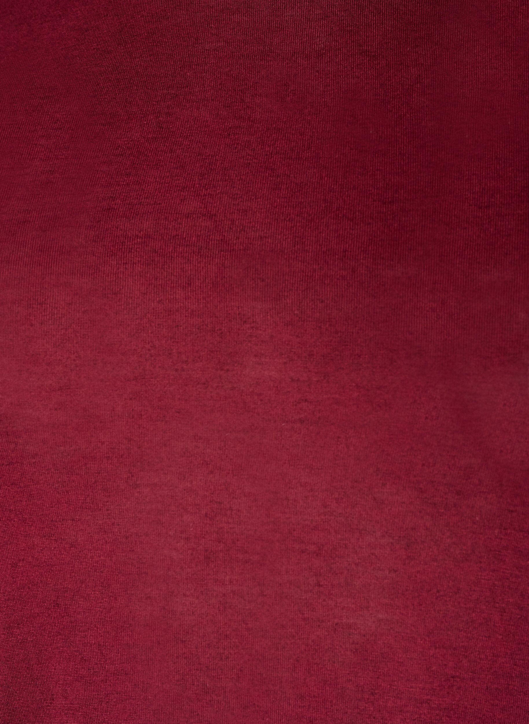 ZizziLang&auml;rmelige Bluse aus Wolle und Viskose, Rot, Packshot image number 2
