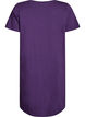 Nachthemd aus Bio-Baumwolle mit V-Ausschnitt, Lila, Packshot image number 1
