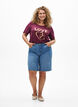 T-Shirt mit Print, Rot, Model image number 1