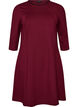 A-f&ouml;rmiges Kleid mit 3/4-&Auml;rmeln, Rot, Packshot image number 0