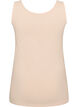Einfarbiges Basic Top aus Baumwolle, Beige, Packshot image number 1