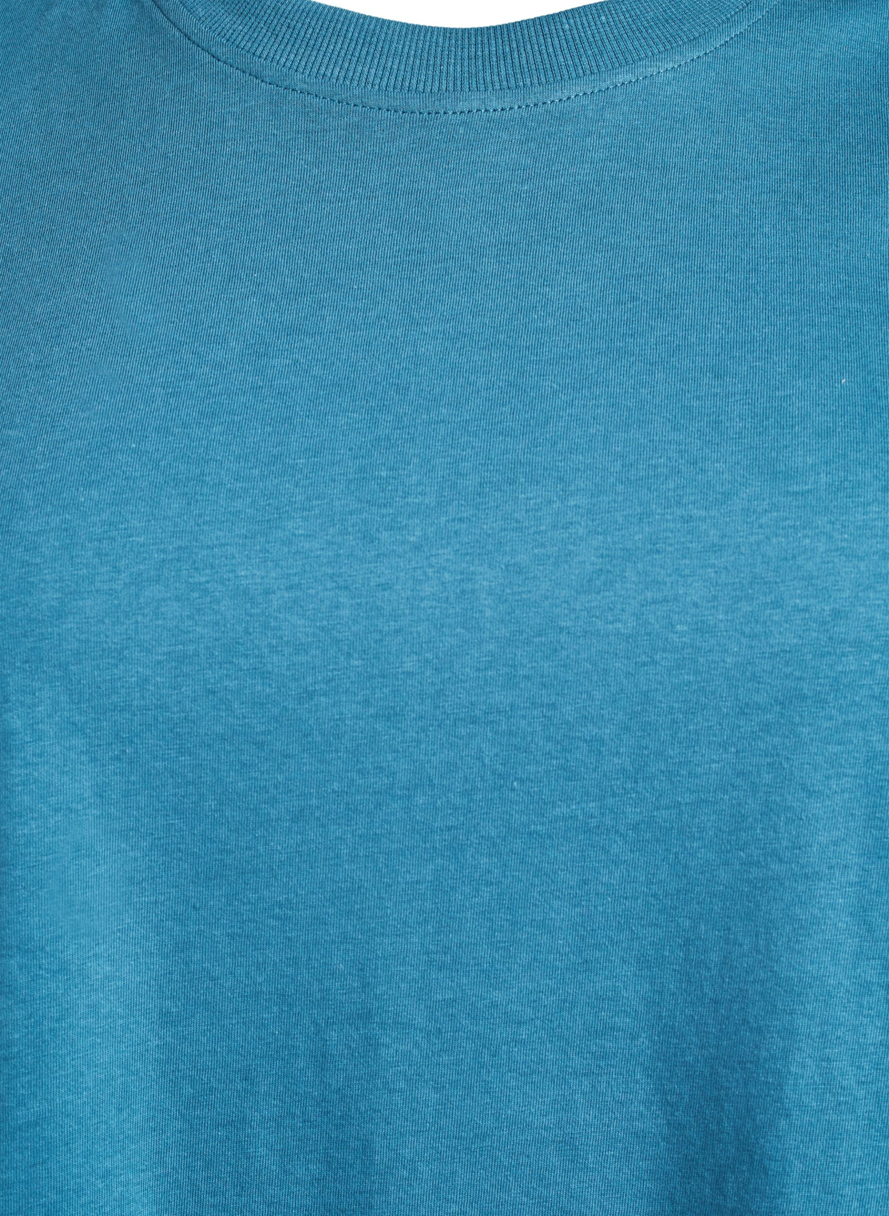 Zizzi Basic-T-Shirt aus Baumwolle mit Rundhalsausschnitt, Grau, Packshot image number 2