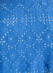 Langärmelige Bluse mit Lochstickerei, Blau, Packshot image number 2