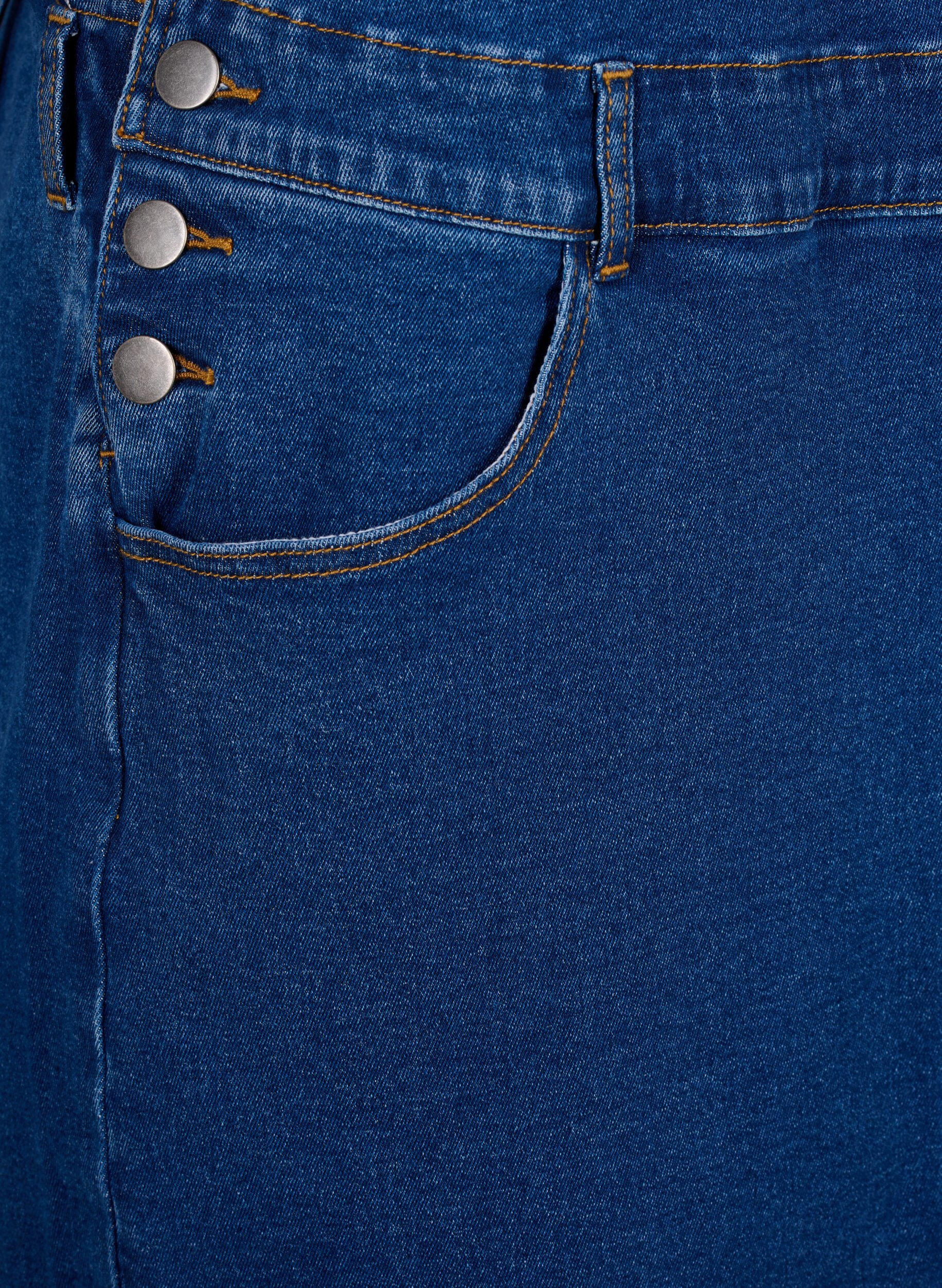 Zizzi Denim Dungarees Kleid, Blau, Packshot image number 3