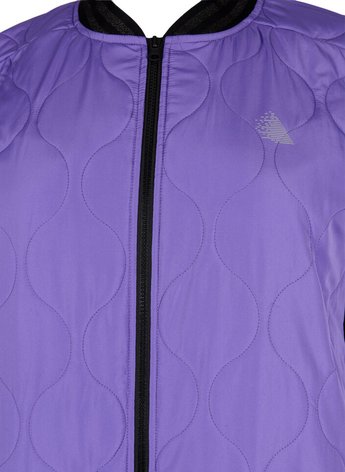 Bomberjacke mit Taschen und Glitzer, Passion Flower, Packshot image number 2