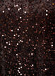 Kurzes Kleid mit Pailletten in A-Linie, Braun, Packshot image number 2