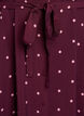 Midikleid aus Hemd mit Polka Dots, Rot, Packshot image number 3