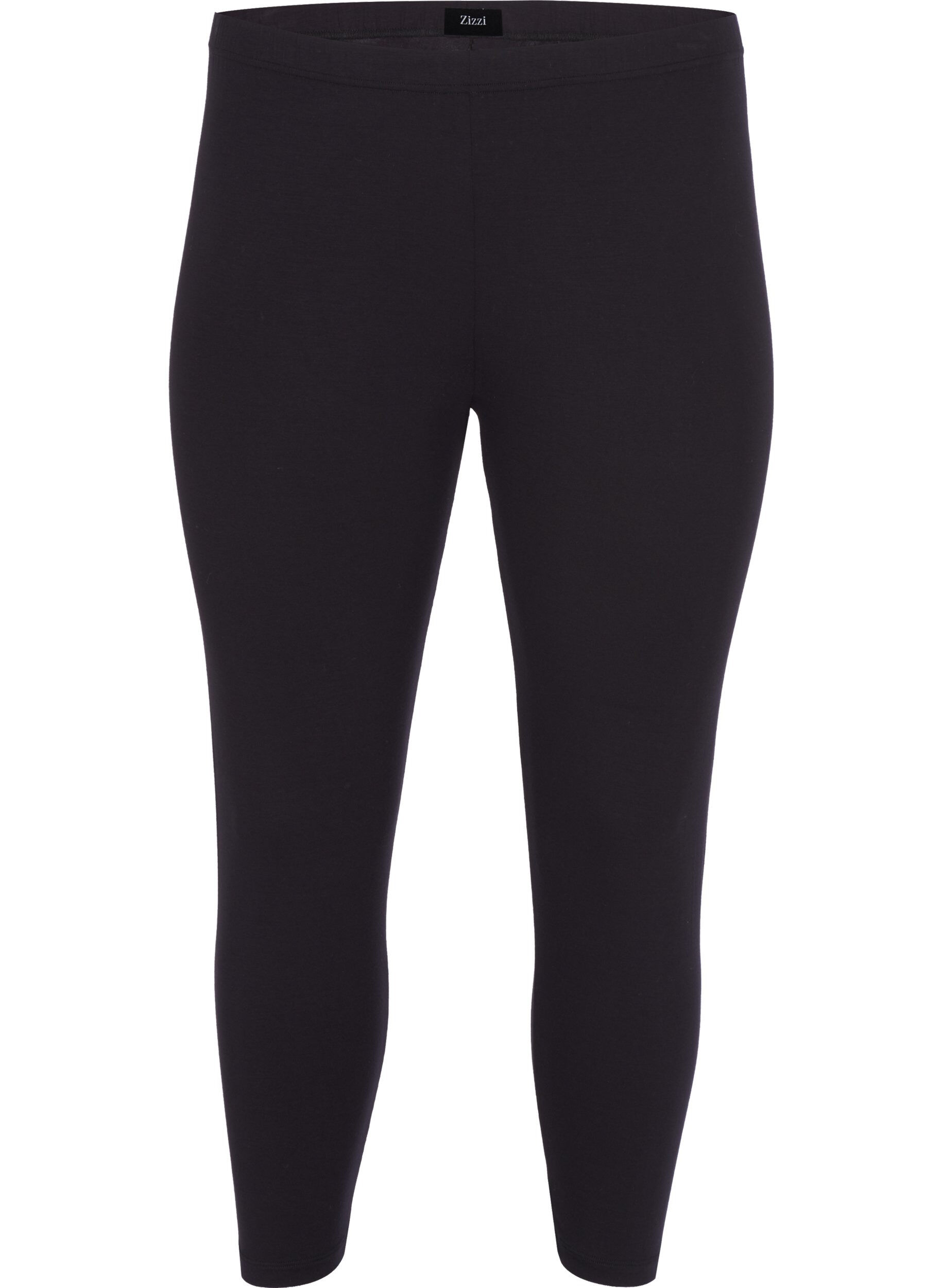Basic 3/4-Leggings aus Viskose