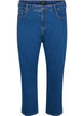 Gek&uuml;rzte Vera Jeans mit geradem Bein, Blau, Packshot image number 0