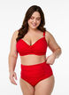 Bikini-Unterteile mit hoher Taille, Rot, Model image number 0