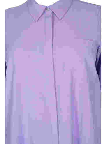 Langes Hemd aus Viskosemischung, Bougainvillea, Packshot image number 2