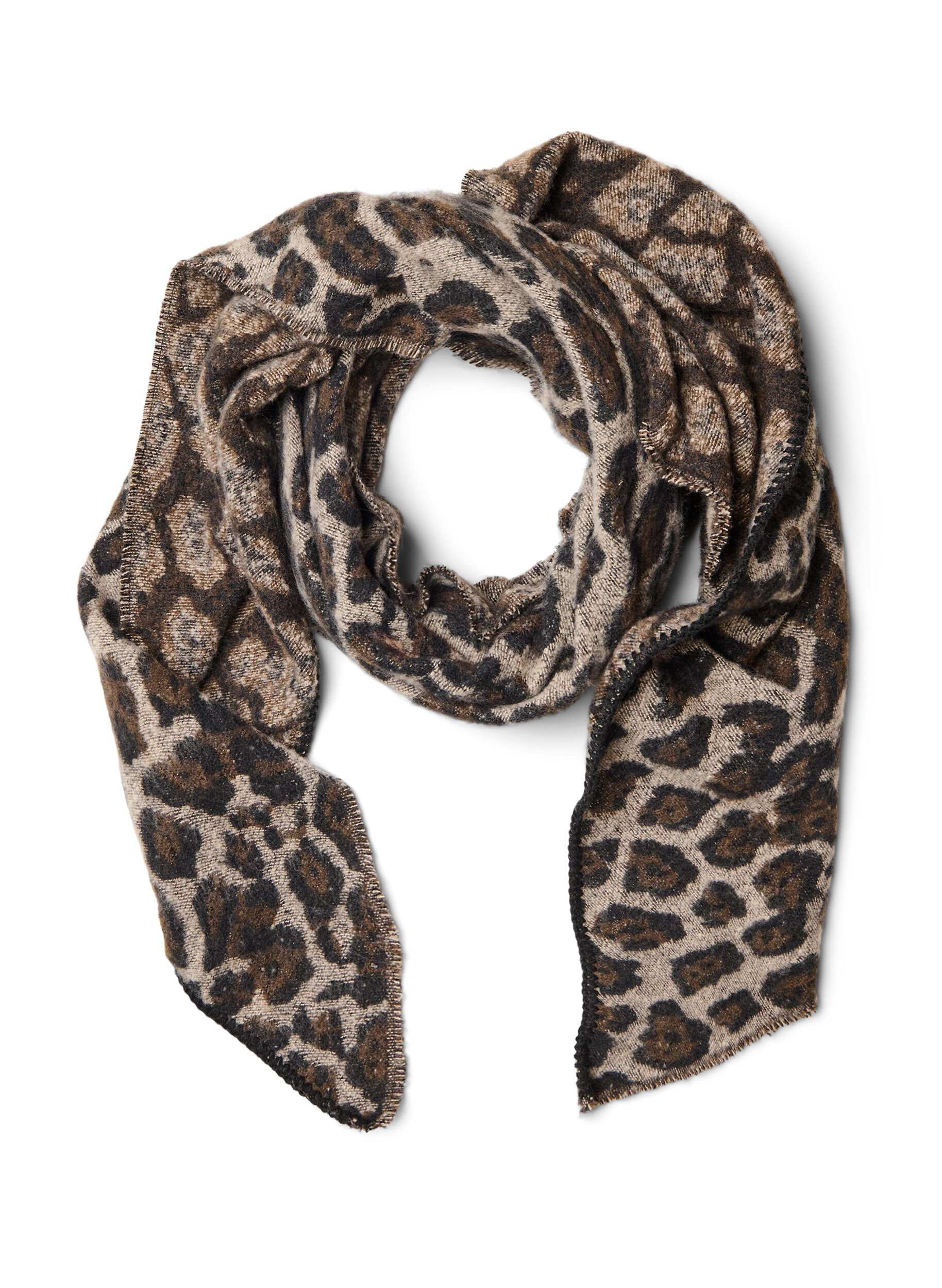 Weicher Schal mit Muster und warmen Farben