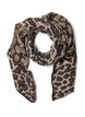 Weicher Schal mit Muster und warmen Farben, Braun, Packshot image number 0