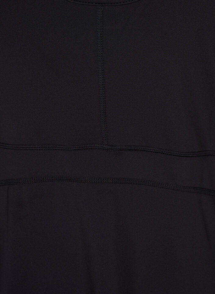 Padel Kleid mit Innenshorts, Black, Packshot image number 3