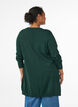 Lange Strickjacke aus Viskose-Mischung, Gr&uuml;n, Model image number 2