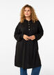 Langarm-Sweatkleid mit Kapuze, Black, Model image number 0