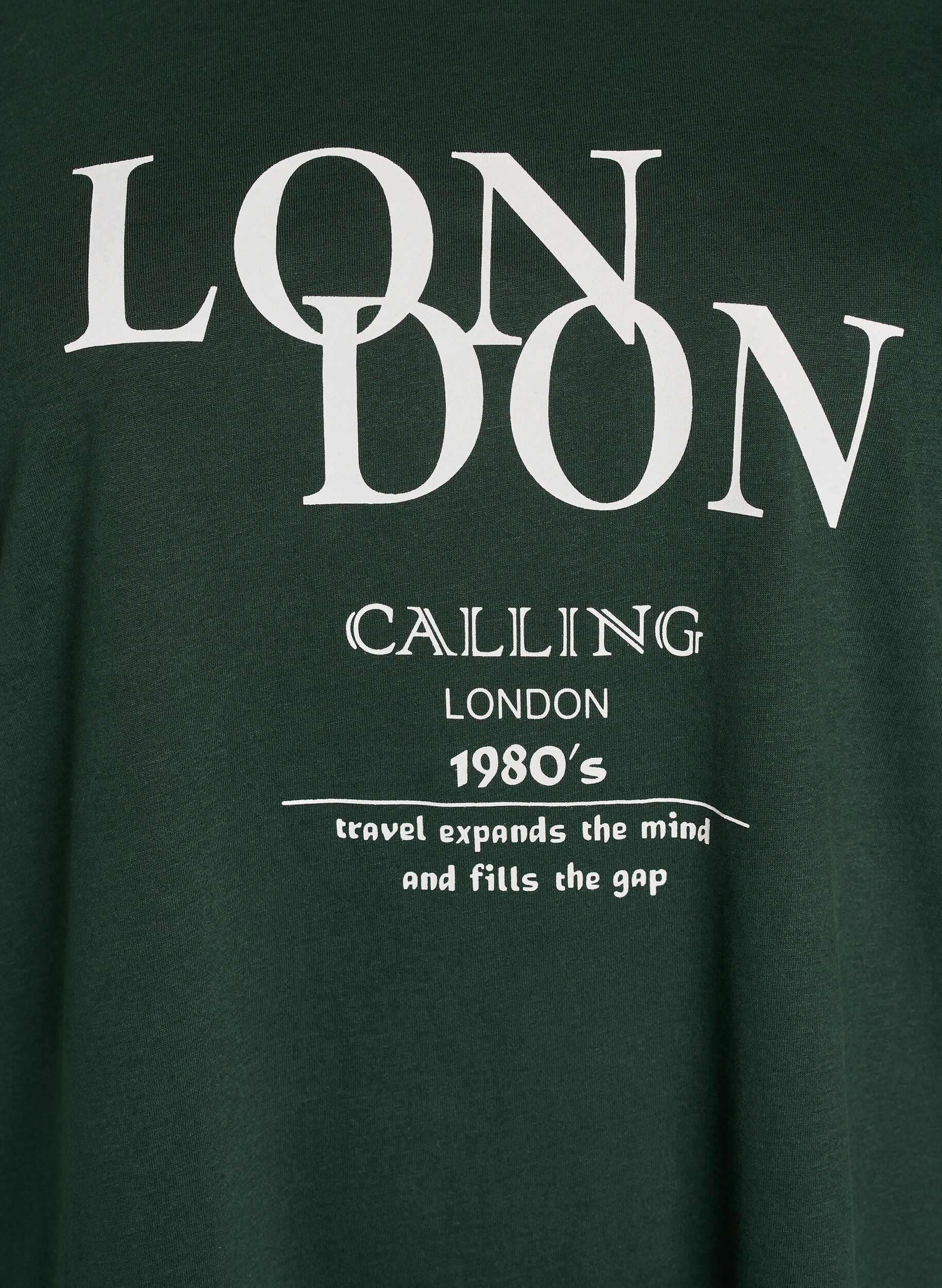 Zizzi T-Shirt mit Print, Gr&uuml;n, Packshot image number 2