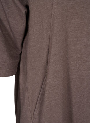 Aktionsartikel - Sweatkleid aus Baumwolle mit Taschen und 3/4-Ärmeln, Iron Melange, Packshot image number 3