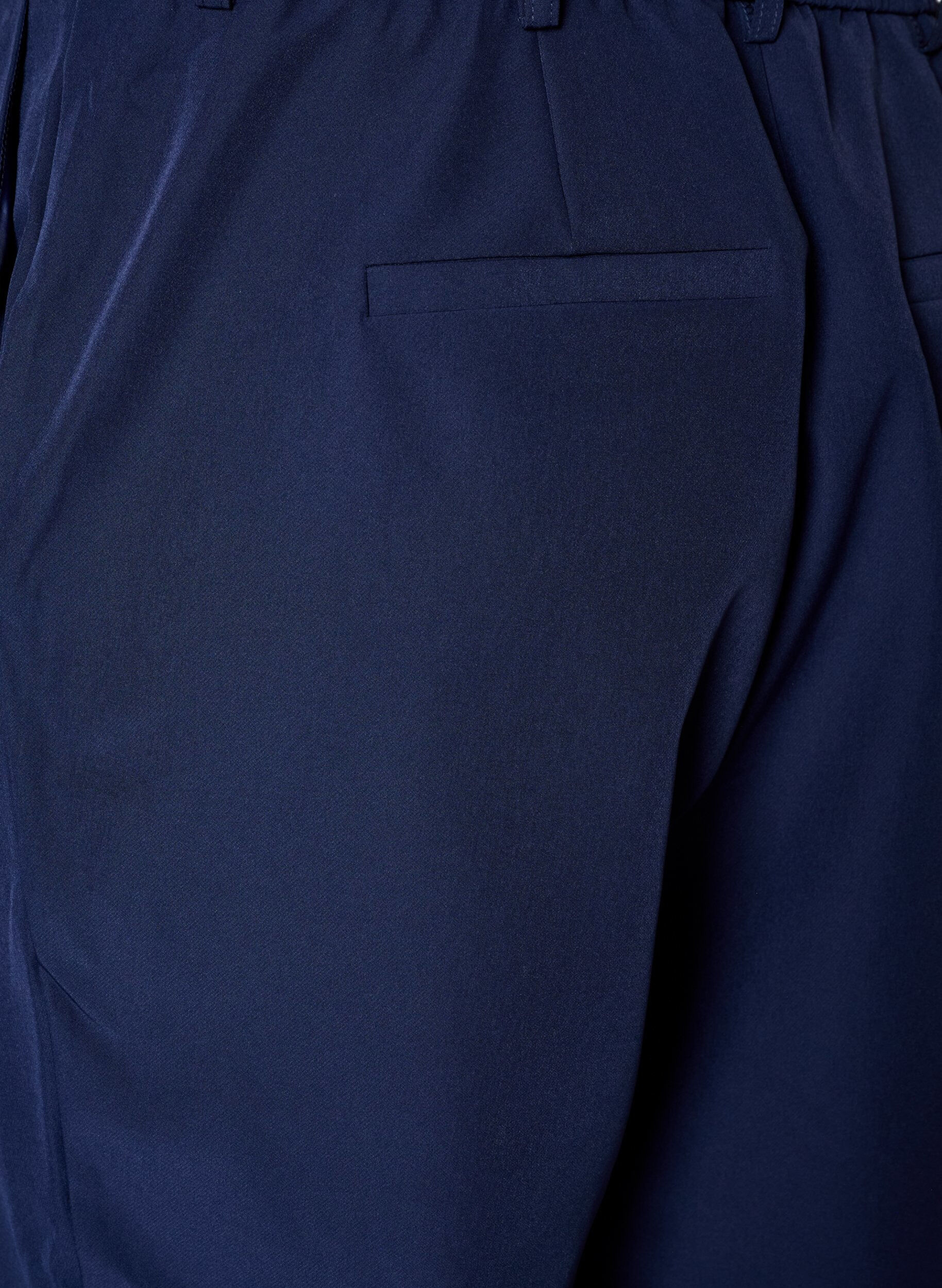 ZizziTrousers with pockets and straight legs, Blue, Packshot image number 3