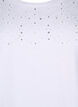 T-Shirt aus Bio-Baumwolle mit Lochstickerei, Bright White, Packshot image number 2