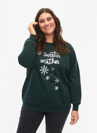 Weihnachts-Sweatshirt, Scarab SWEATER, Model