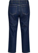 Kurze Jeans mit gerader Passform und normaler Taillenh&ouml;he, Blau, Packshot image number 1