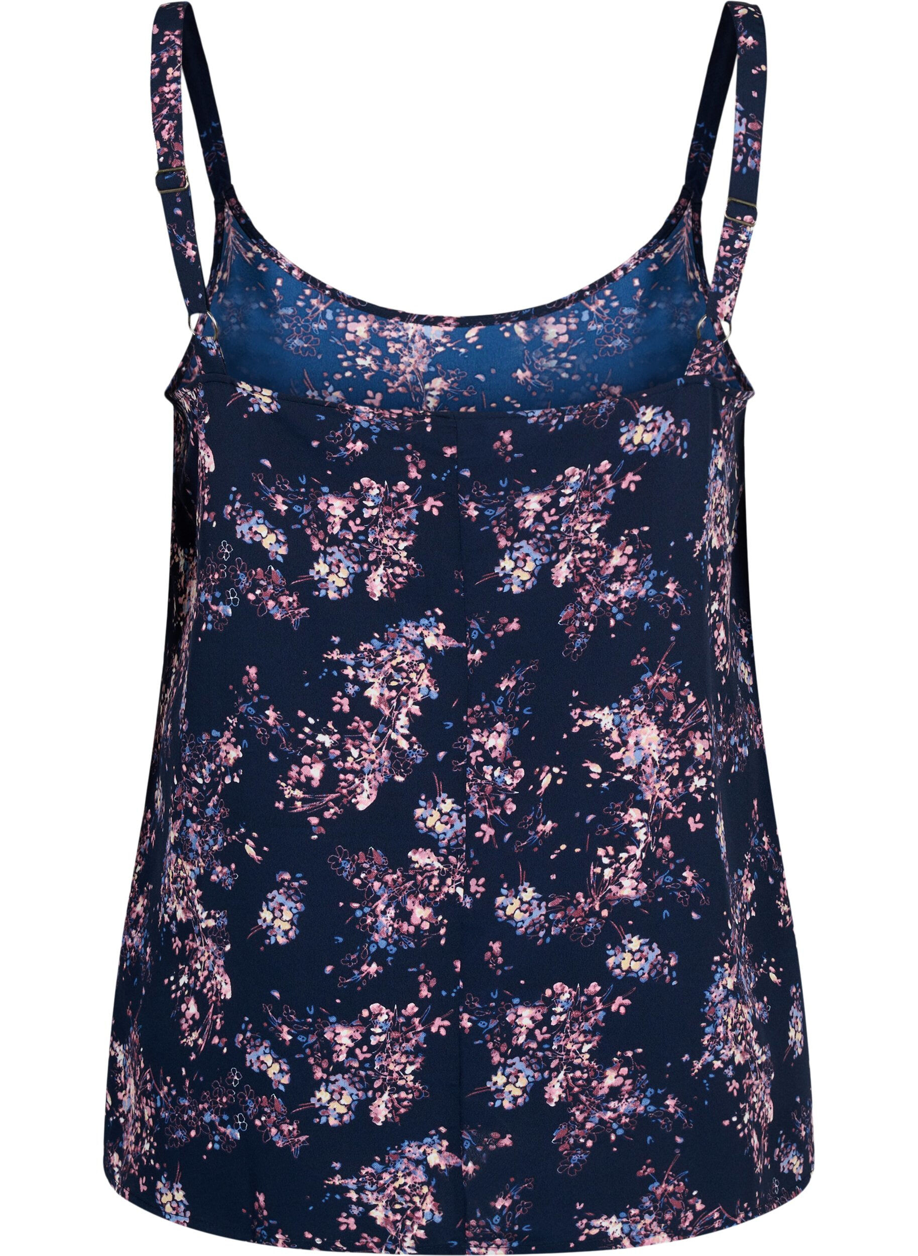 Zizzi FLASH - Top mit Print, Navy Rose Flower, Packshot image number 1