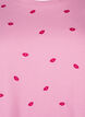 T-Shirt aus Bio-Baumwolle mit gestickten Lippen, Rose Bl. Lips Emb. , Packshot image number 2