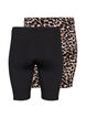 2er-Pack Radlershorts, Schwarz, Packshot image number 1