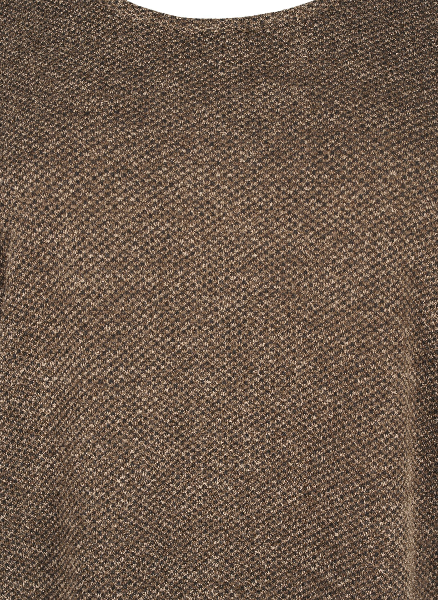 Zizzi T-Shirt-Kleid mit kurzen &Auml;rmeln, Caribou, Packshot image number 2