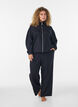 Cardigan aus Jersey mit Rei&szlig;verschluss und hohem Kragen, Schwarz, Model image number 1