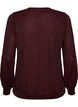 Bluse mit vertikaler Struktur und Glitzerfaden, Rot, Packshot image number 1