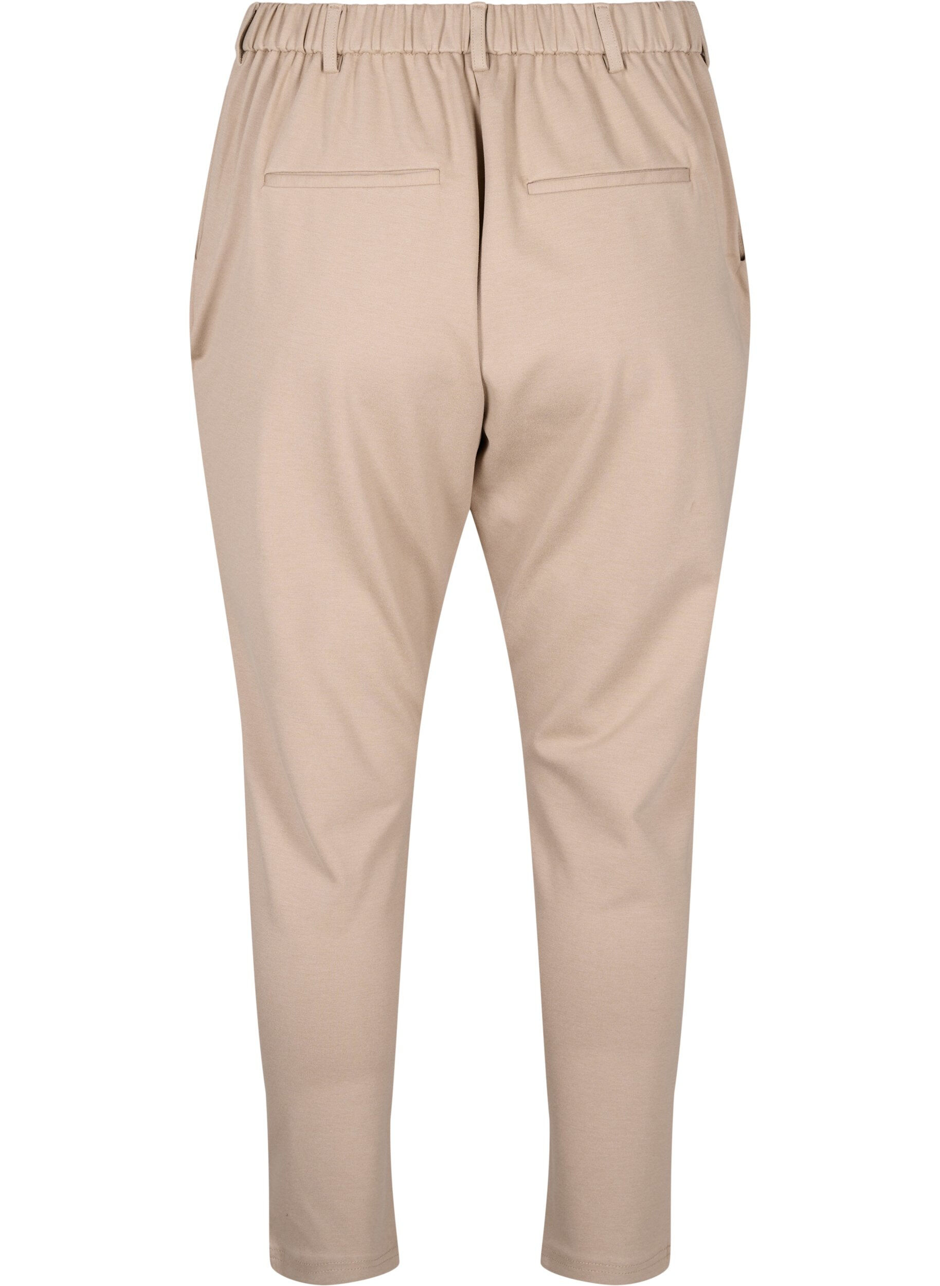 Zizzi Cropped Maddison-Hose, Beige, Packshot image number 1