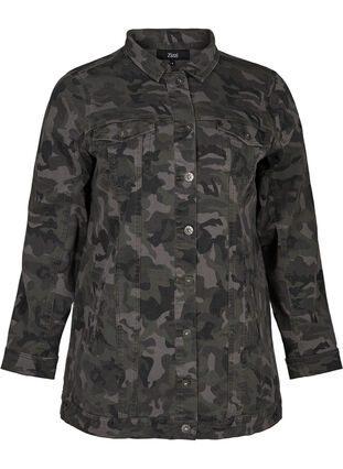 Camouflage Jacke aus Baumwolle, Camouflage, Packshot image number 0
